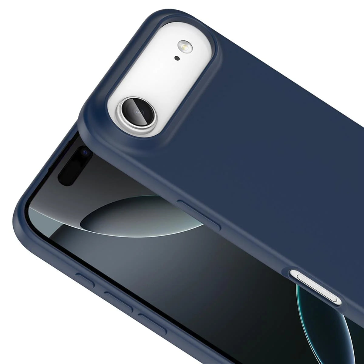 iPhone 17 Air Silikon Lansman Telefon Kılıfı - Siyah | bastcase - Kamera Koruma Alanı