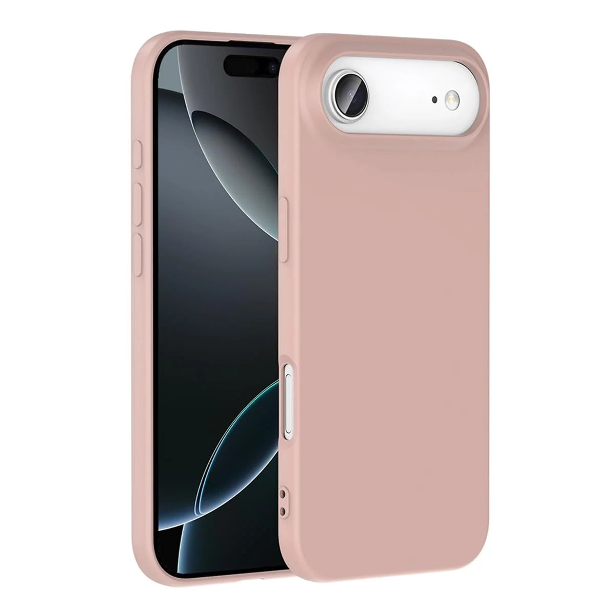 iPhone 17 Air Silikon Lansman Telefon Kılıfı - Pembe | bastcase - Yan Profil İnceliği