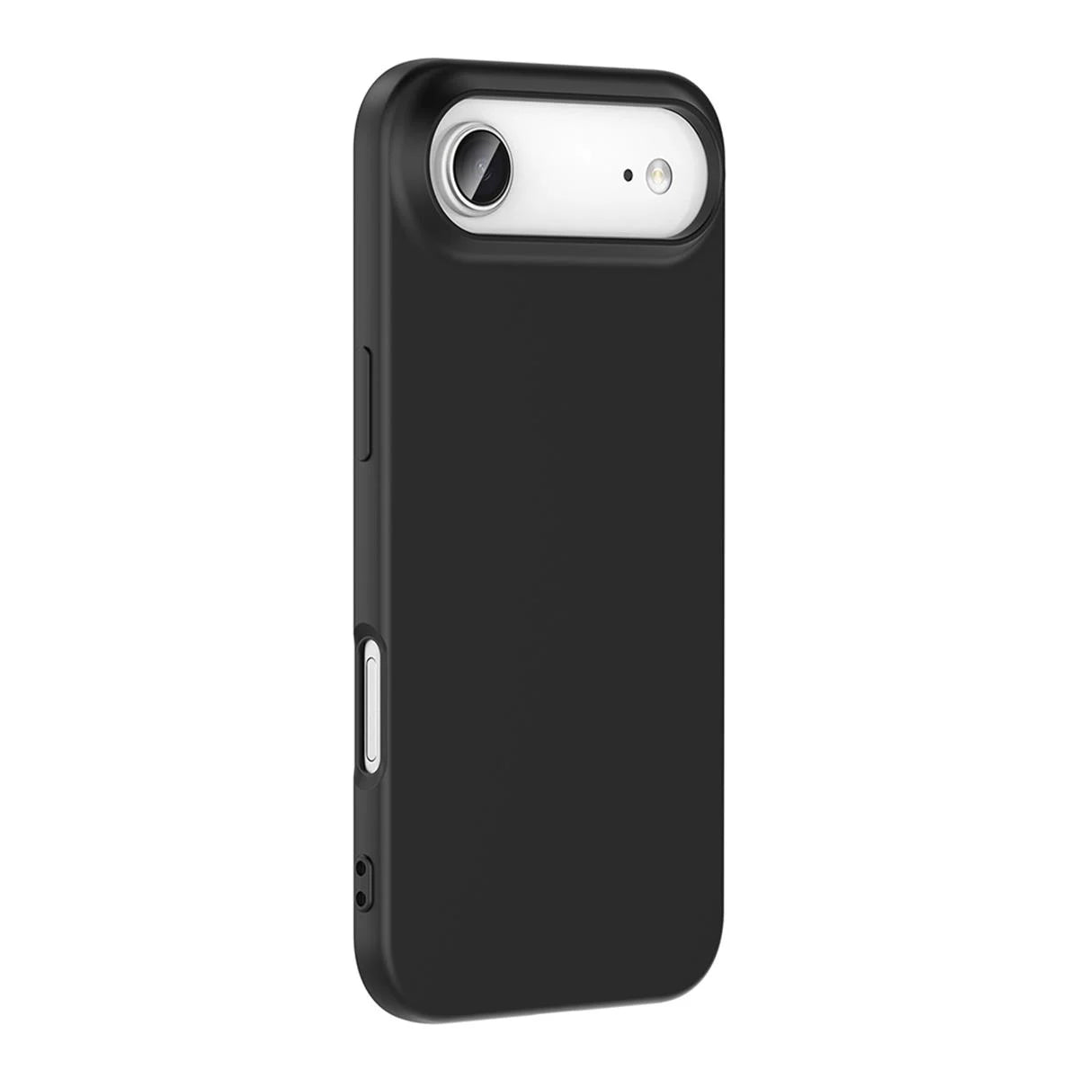 iPhone 17 Air Silikon Lansman Telefon Kılıfı - Gri | bastcase - Arka Yüzey Detayı