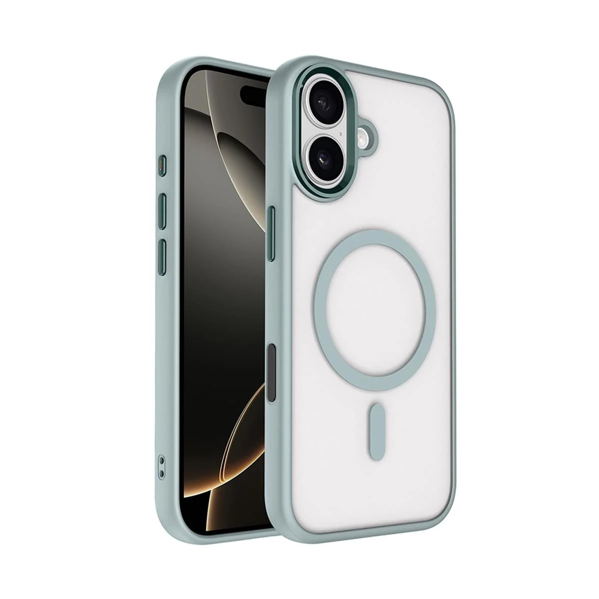 iPhone 17 Bold Telefon Kılıfı - Buz Yeşil | bastcase - Yan Profil İnceliği