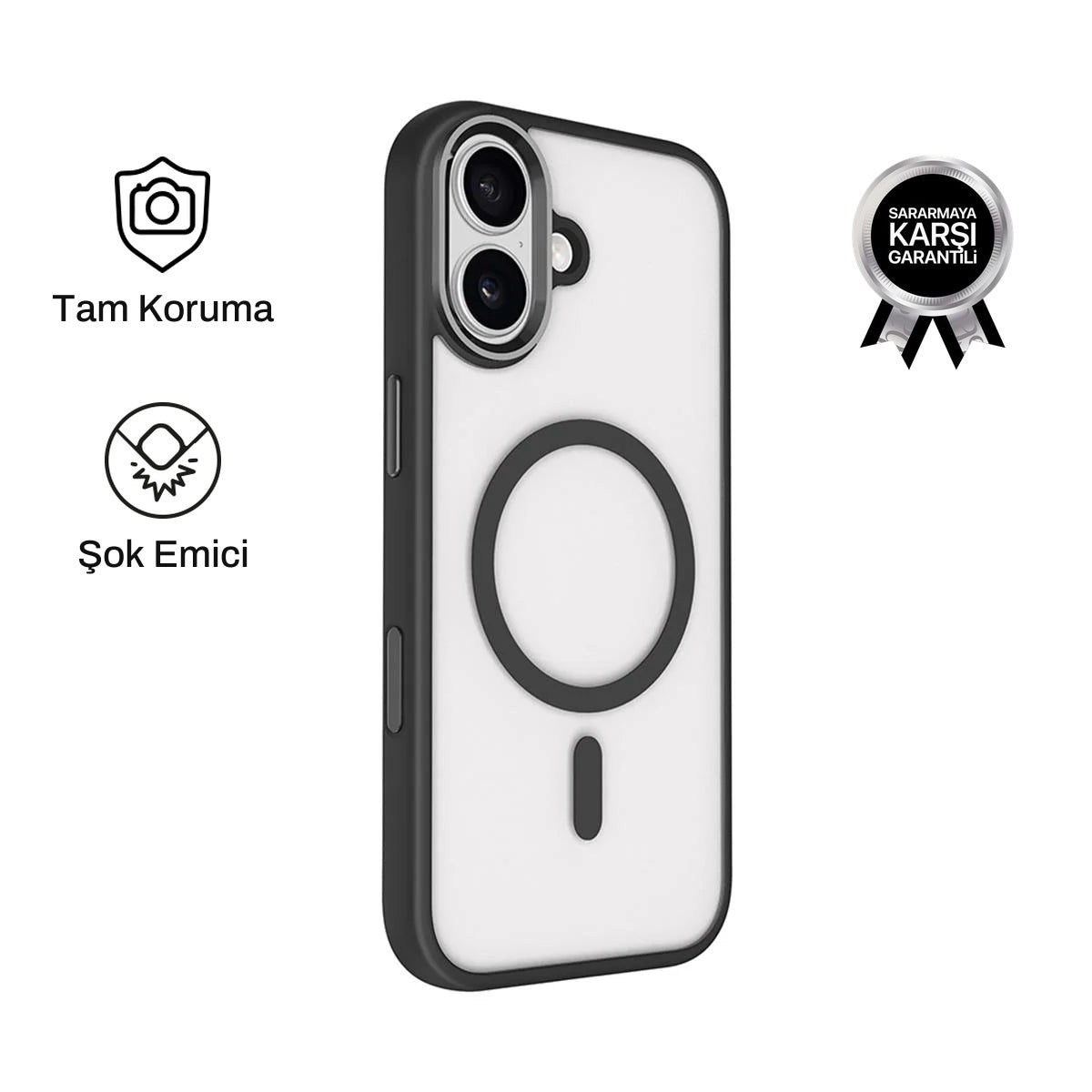 iPhone 17 ile Uyumlu Bold Telefon Kılıfı | bastcase