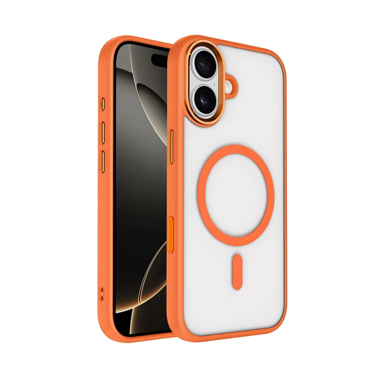 iPhone 17 Bold Telefon Kılıfı - Turuncu | bastcase - Yan Profil İnceliği