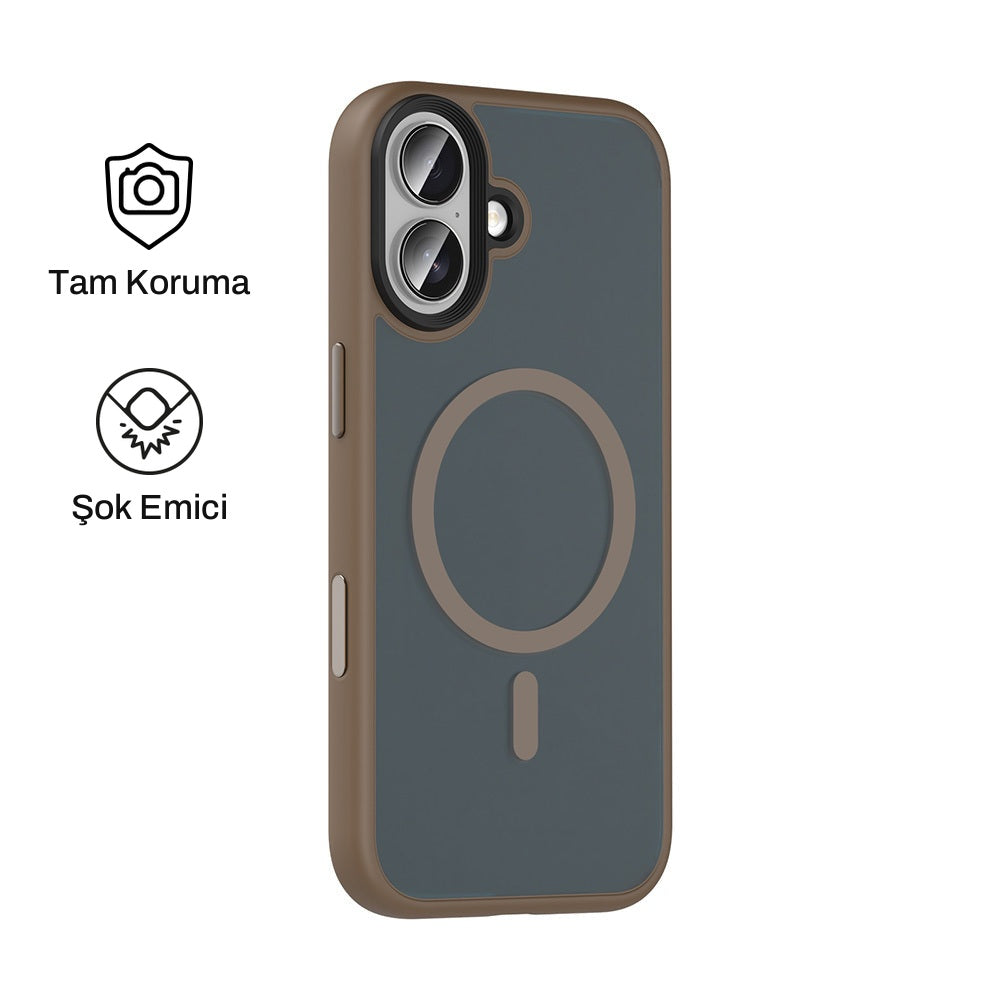 iPhone 17 ile Uyumlu Mat Bold Telefon Kılıfı | bastcase