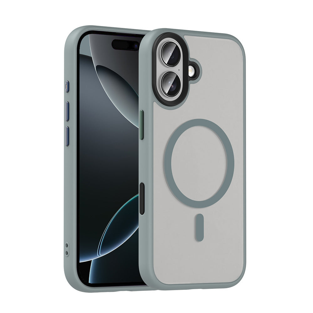 iPhone 17 Mat Bold Telefon Kılıfı - Siyah | bastcase - Arka Yüzey Detayı