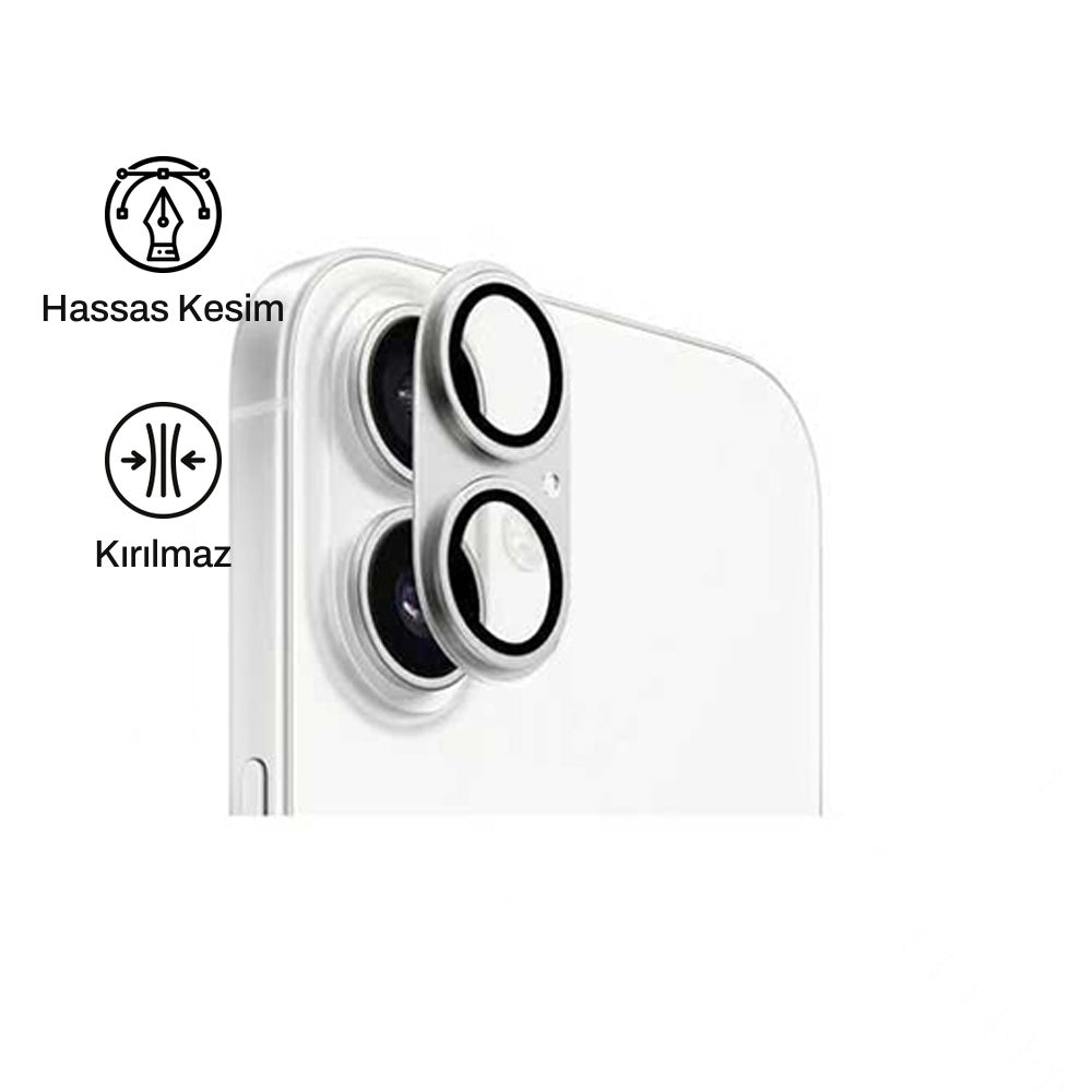 iPhone 17 ile Uyumlu Modül Lens Koruyucu | bastcase