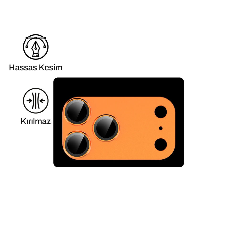iPhone 17 Pro Max ile Uyumlu Modül Lens Koruyucu | bastcase