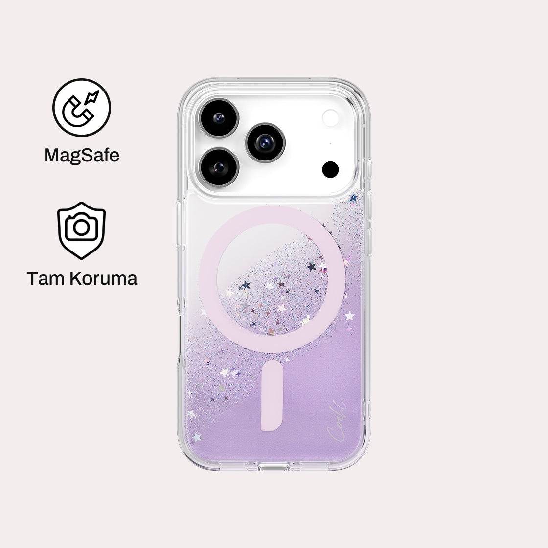 iPhone 17 Pro ile Uyumlu Coehl MagSafe Destekli Lyra Telefon Kılıfı | bastcase