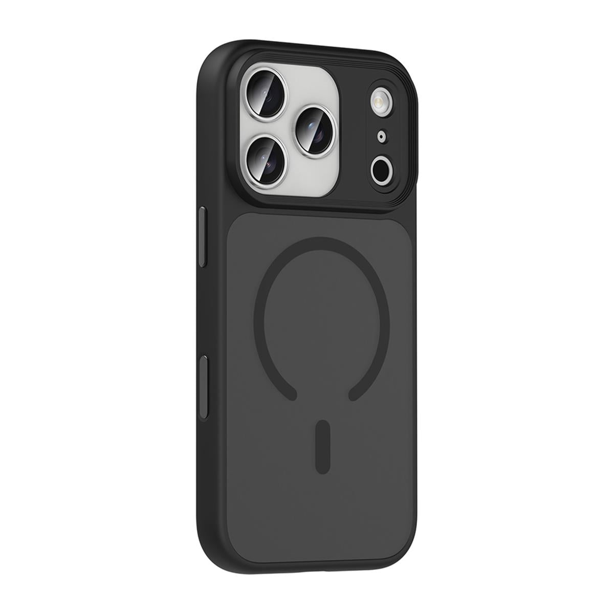 iPhone 17 Pro Mat Bold Telefon Kılıfı - Siyah | bastcase - Ön Yüzey Görünümü