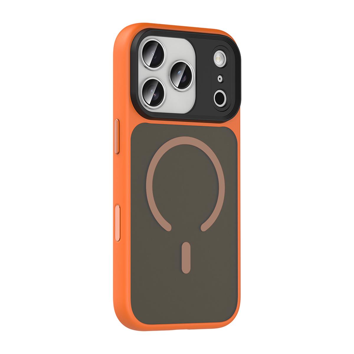 iPhone 17 Pro Mat Bold Telefon Kılıfı - Turuncu | bastcase - Ön Yüzey Görünümü