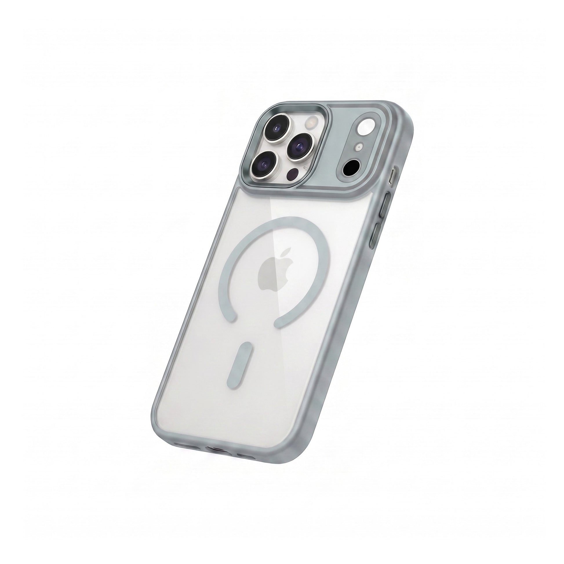iPhone 17 Pro Max ile Uyumlu Bold Telefon Kılıfı - Buz Yeşil | bastcase - Sol Çapraz Görünüm