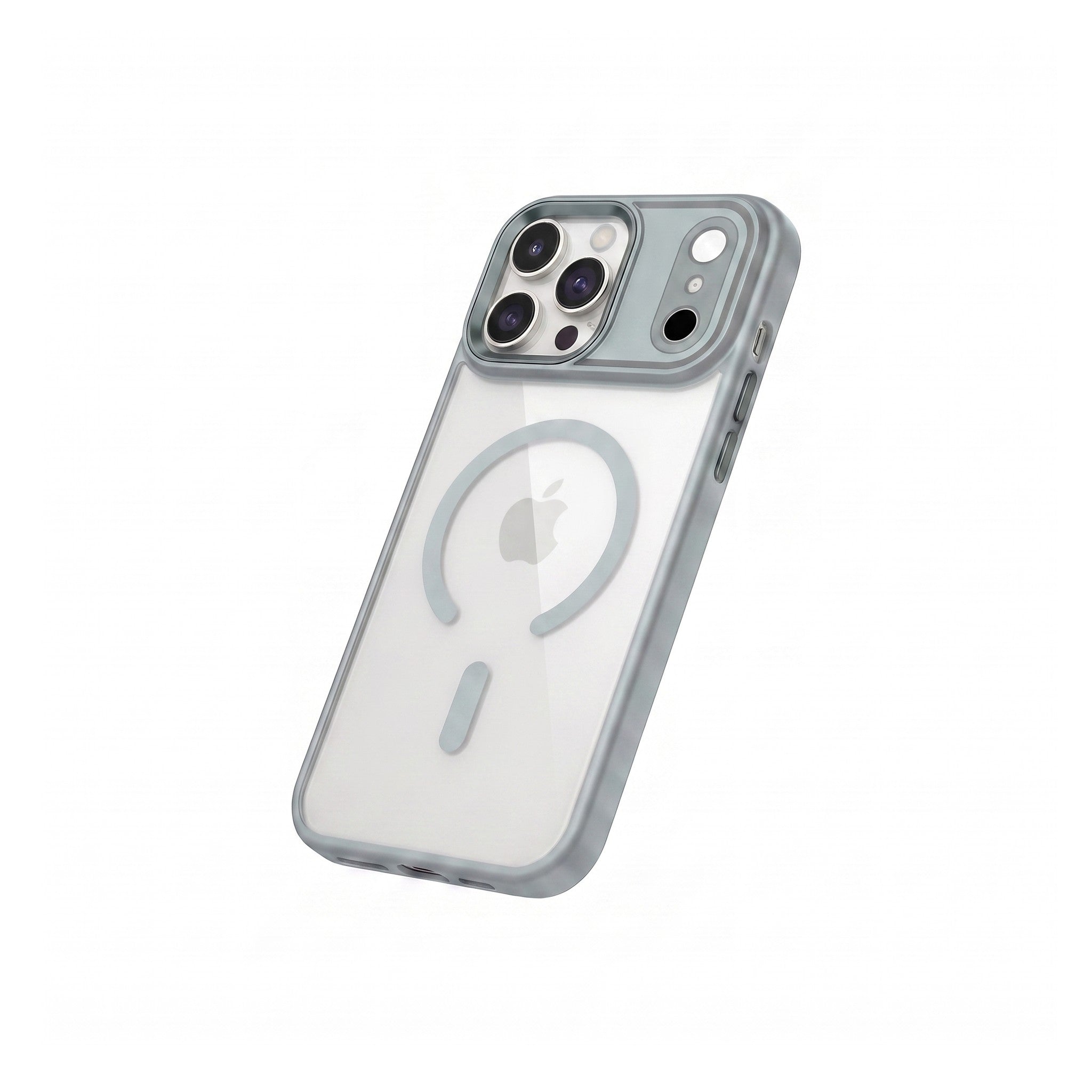 iPhone 17 Pro Max ile Uyumlu Bold Telefon Kılıfı - Buz Yeşil | bastcase - Sol Çapraz Görünüm