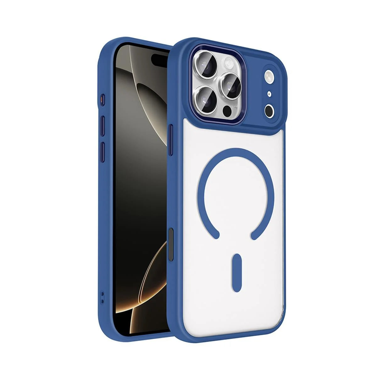 iPhone 17 Pro Max Bold Telefon Kılıfı - Mavi | bastcase - Yan Profil İnceliği
