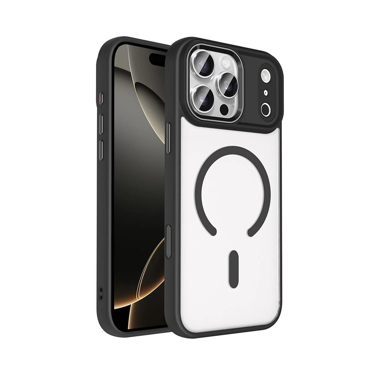 iPhone 17 Pro Max Bold Telefon Kılıfı - Siyah | bastcase - Yan Profil İnceliği