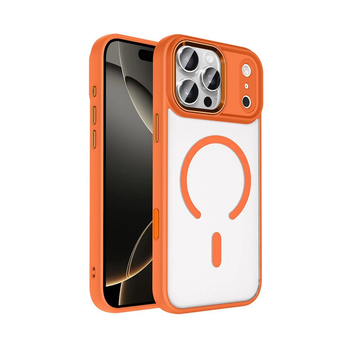 iPhone 17 Pro Max Bold Telefon Kılıfı - Turuncu | bastcase - Yan Profil İnceliği