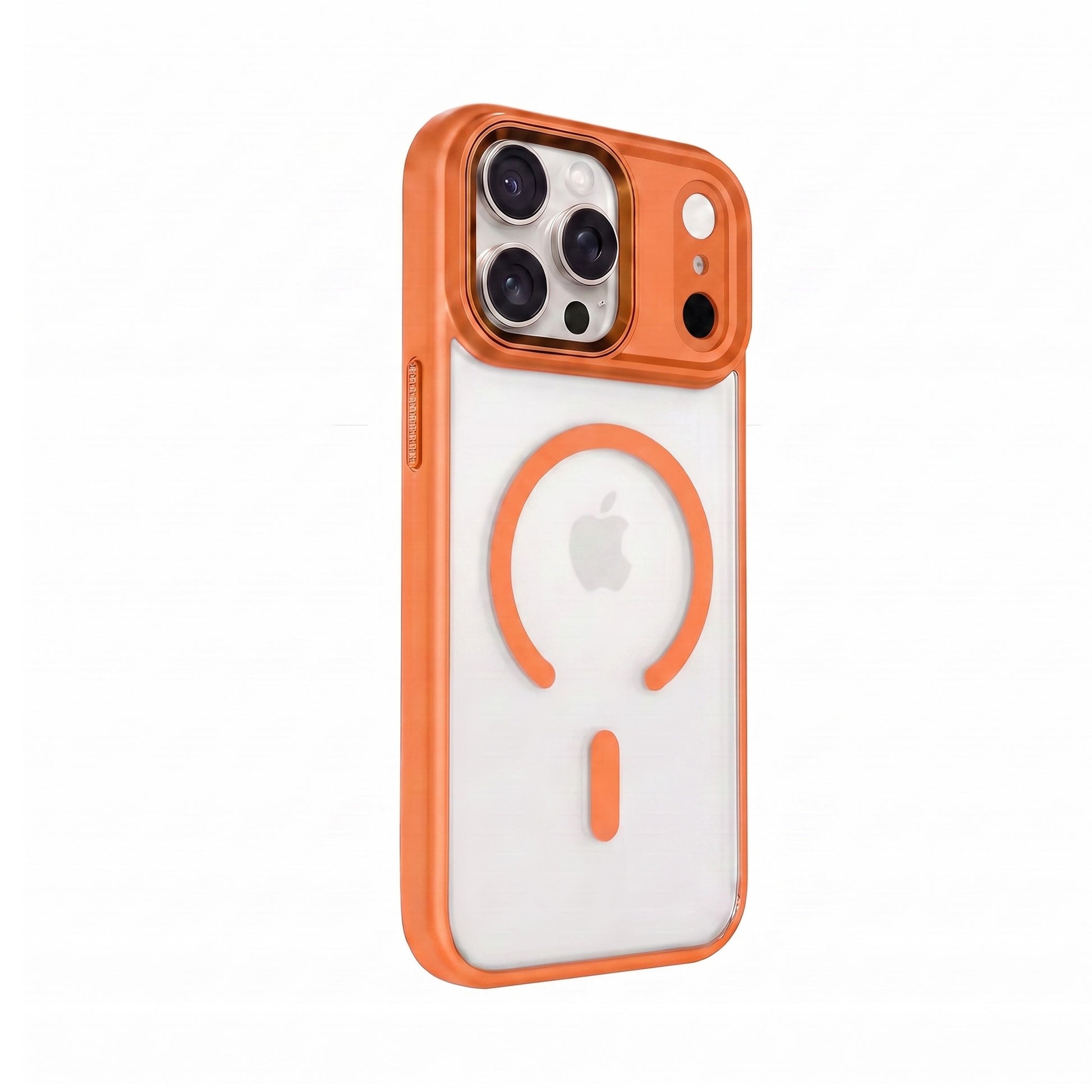 iPhone 17 Pro Max ile Uyumlu Bold Telefon Kılıfı - Turuncu | bastcase - Sağ Çapraz Görünüm