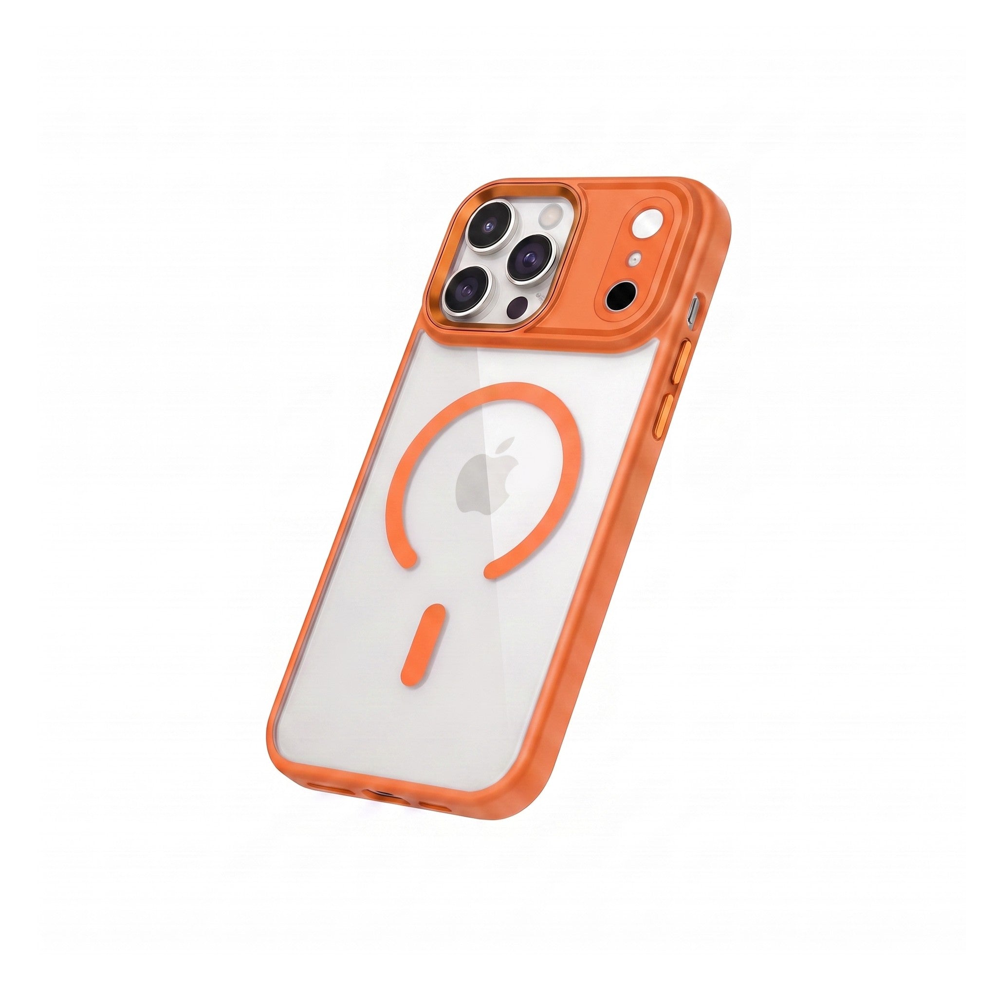 iPhone 17 Pro Max ile Uyumlu Bold Telefon Kılıfı - Turuncu | bastcase - Sol Çapraz Görünüm