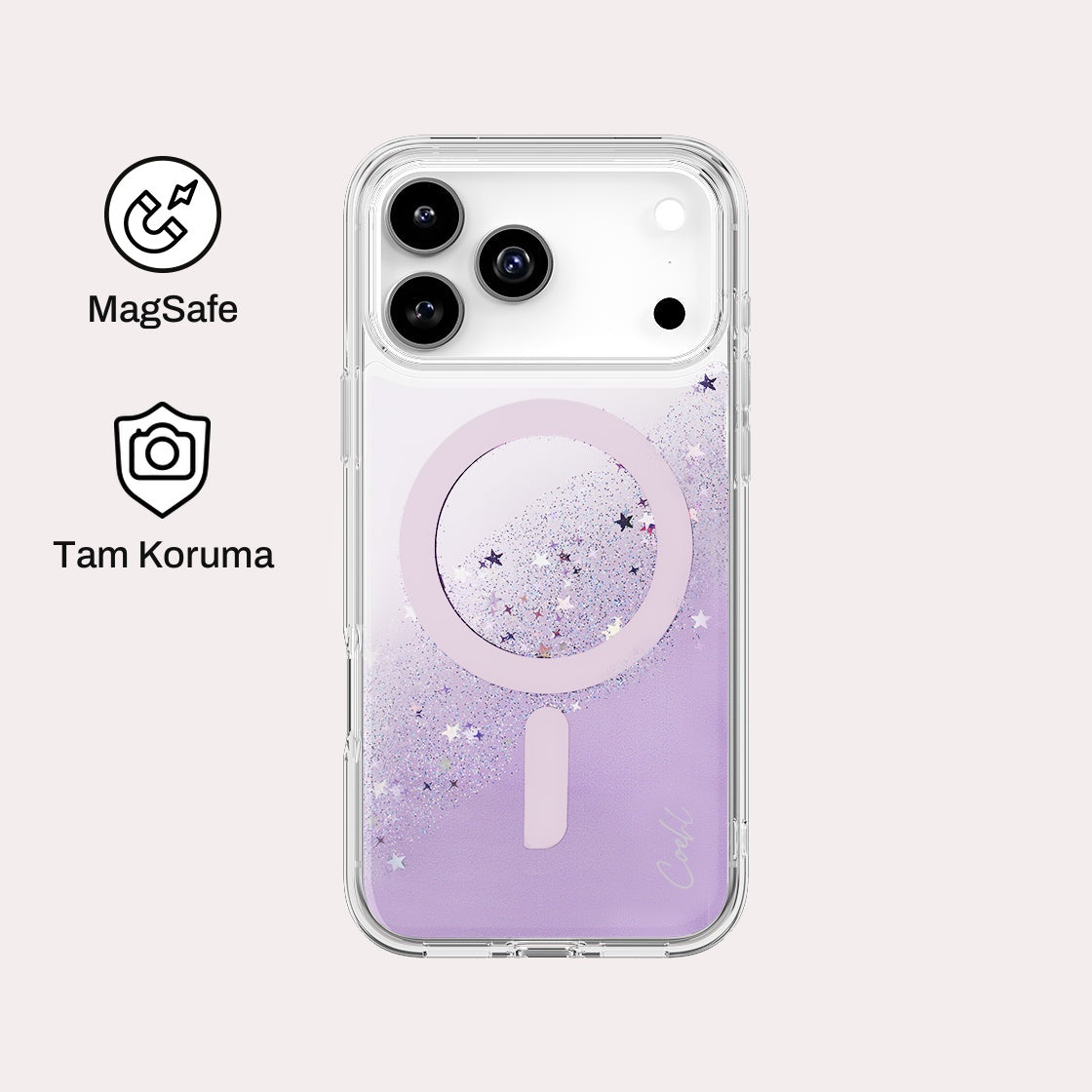 iPhone 17 Pro Max ile Uyumlu Coehl MagSafe Destekli Lyra Telefon Kılıfı | bastcase
