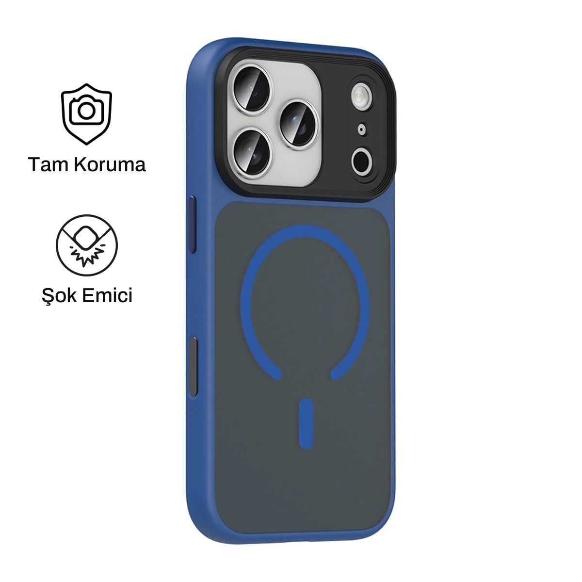 iPhone 17 Pro Max ile Uyumlu Mat Bold Telefon Kılıfı | bastcase