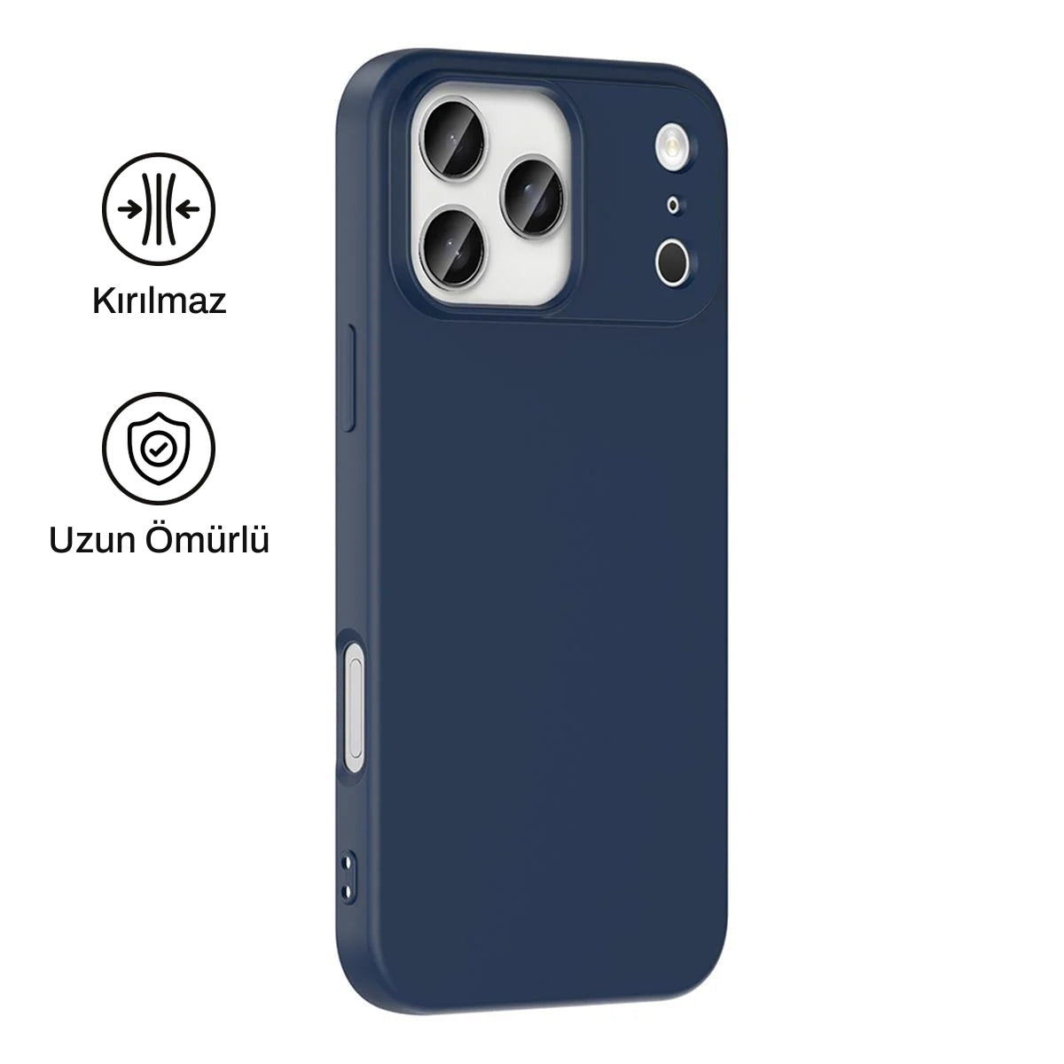 iPhone 17 Pro Max ile Uyumlu Silikon Lansman Telefon Kılıfı | bastcase