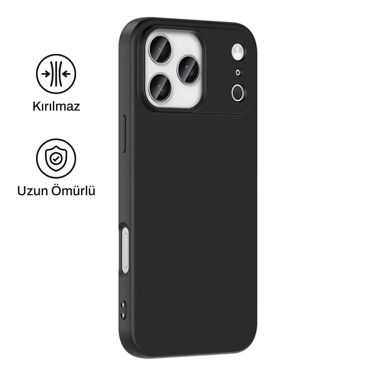 iPhone 17 Pro Max ile Uyumlu Silikon Lansman Telefon Kılıfı | bastcase