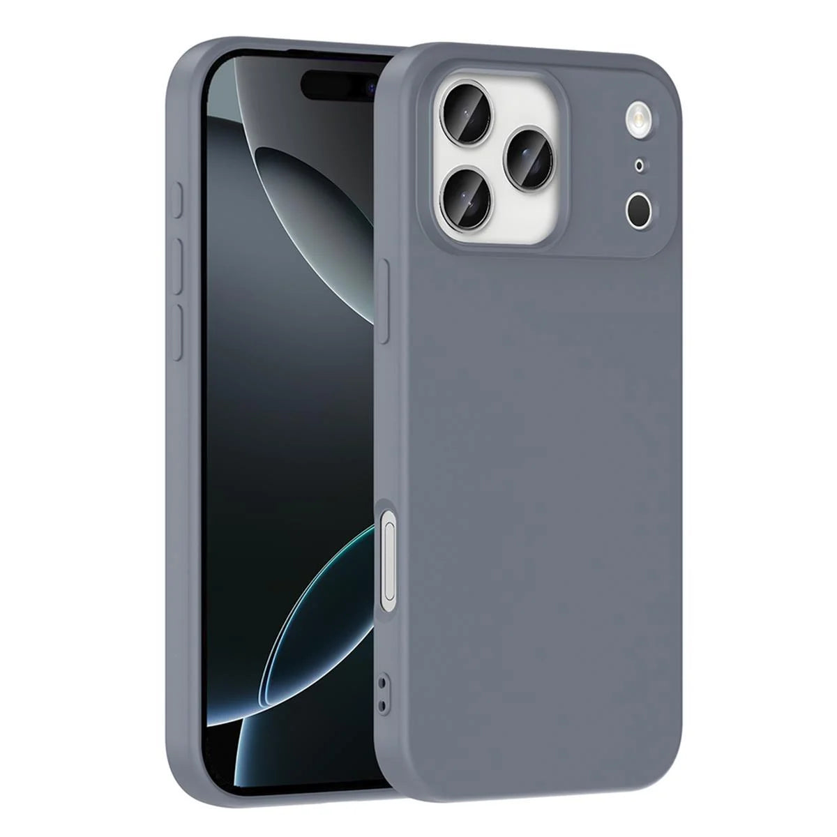 iPhone 17 Pro Max Silikon Lansman Telefon Kılıfı - Pembe | bastcase - Ön Yüzey Görünümü