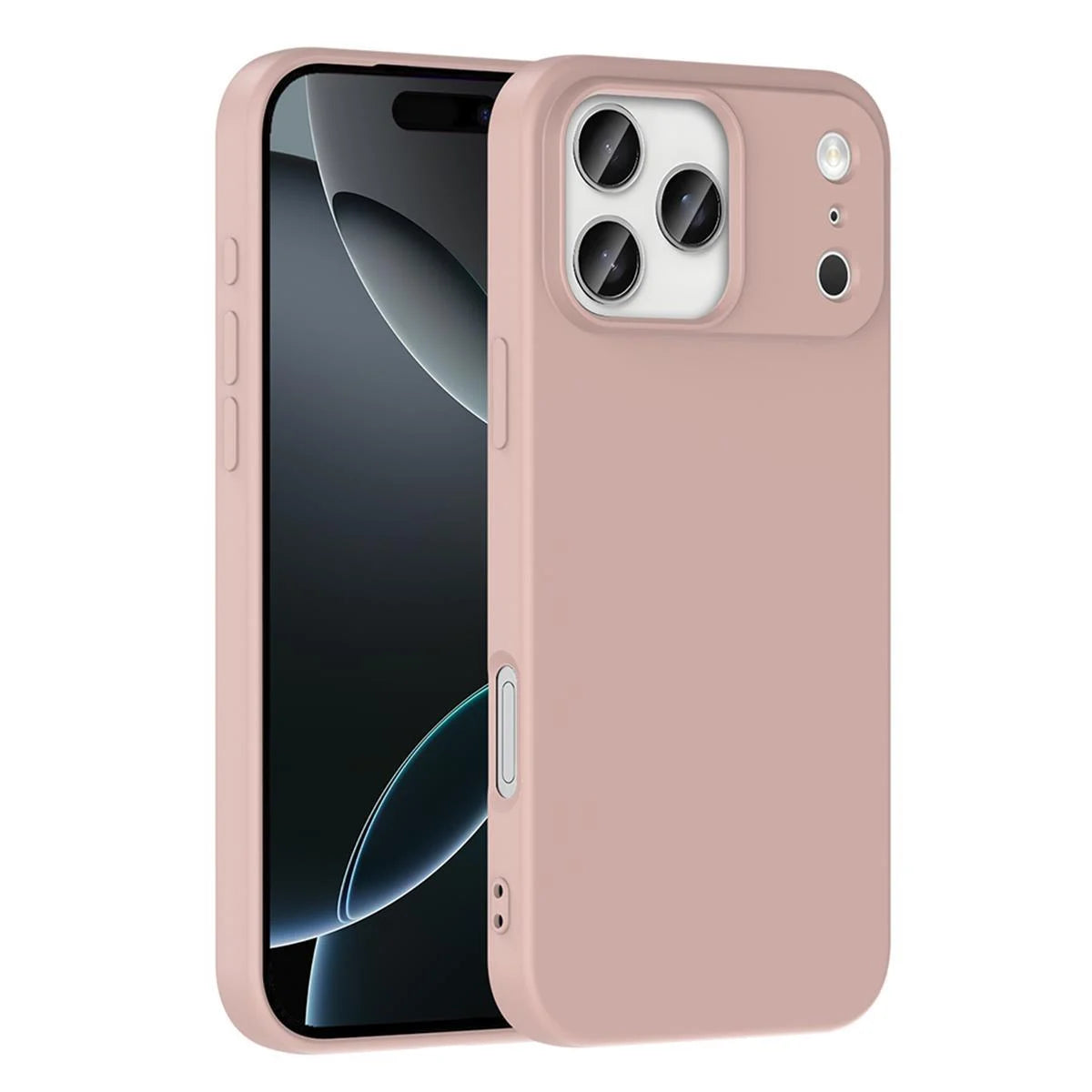 iPhone 17 Pro Max Silikon Lansman Telefon Kılıfı - Lacivert | bastcase - Arka Yüzey Detayı
