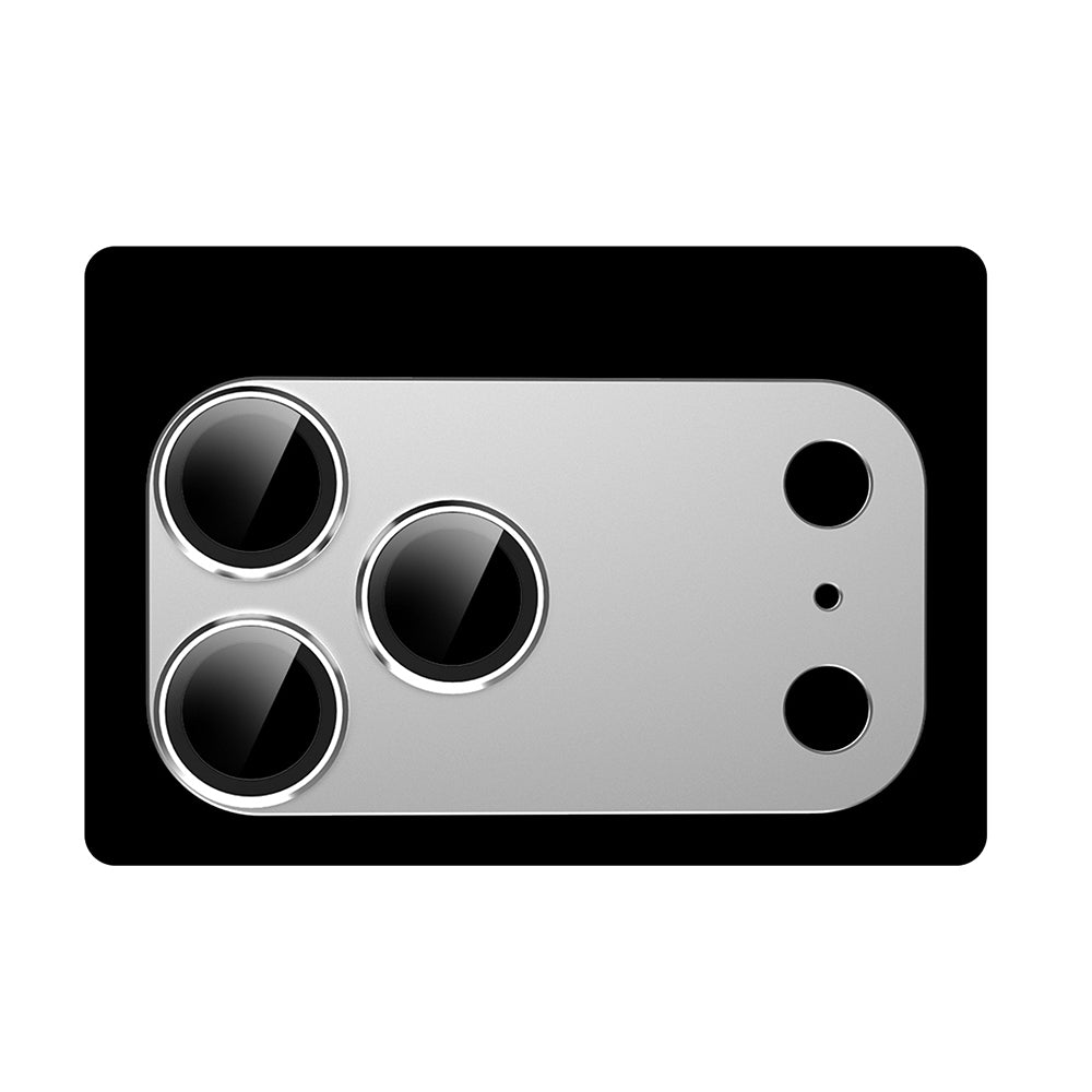 iPhone 17 Pro Modül Lens Koruyucu - Gümüş | bastcase - Lens Kamera Uyumu