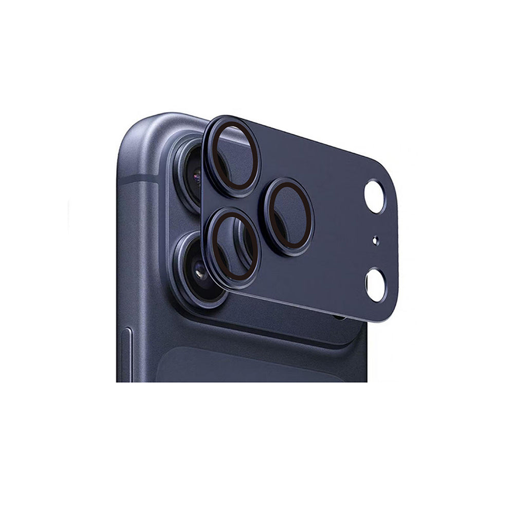 iPhone 17 Pro Modül Lens Koruyucu - Lacivert | bastcase - Dış Çerçeve Koruması