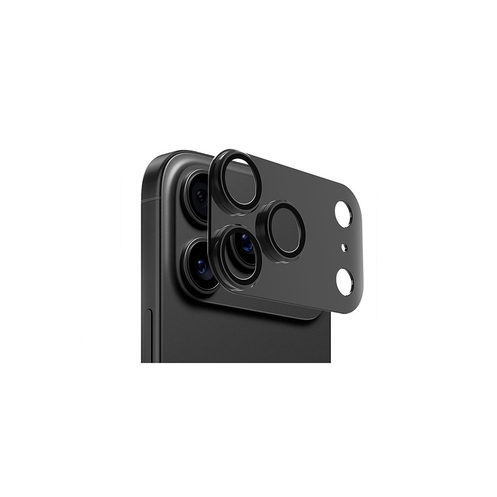 iPhone 17 Pro Modül Lens Koruyucu - Siyah | bastcase - Dış Çerçeve Koruması