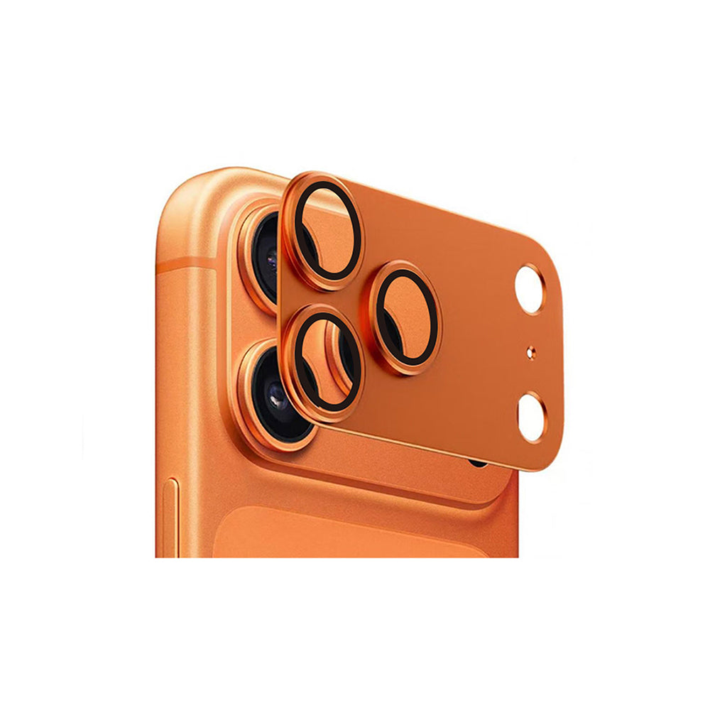 iPhone 17 Pro Modül Lens Koruyucu - Turuncu | bastcase - Dış Çerçeve Koruması