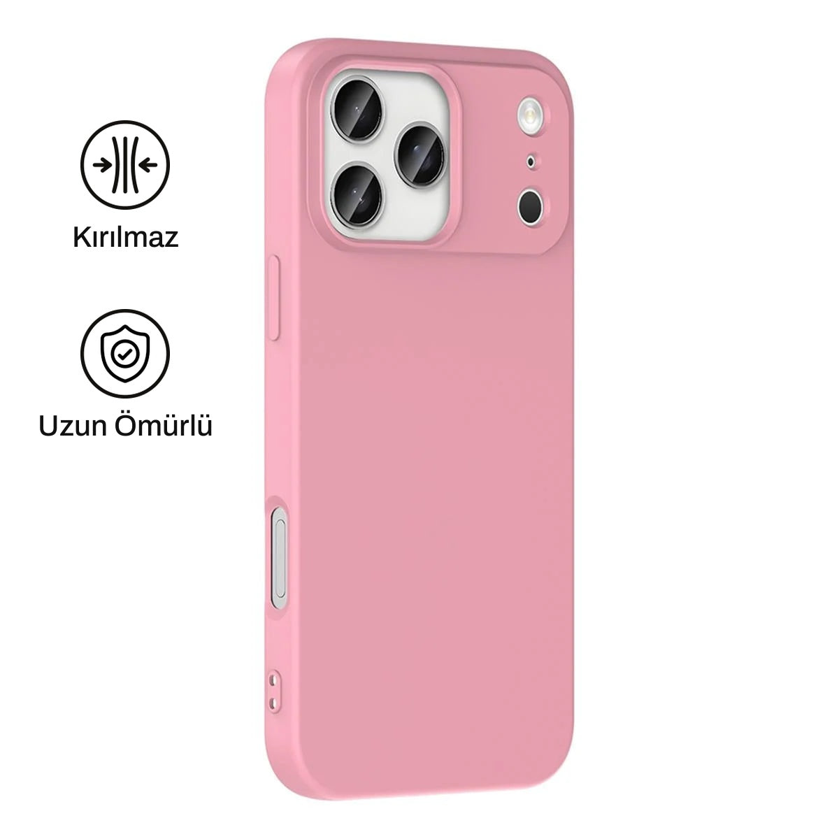 iPhone 17 Pro ile Uyumlu Silikon Lansman Telefon Kılıfı | bastcase
