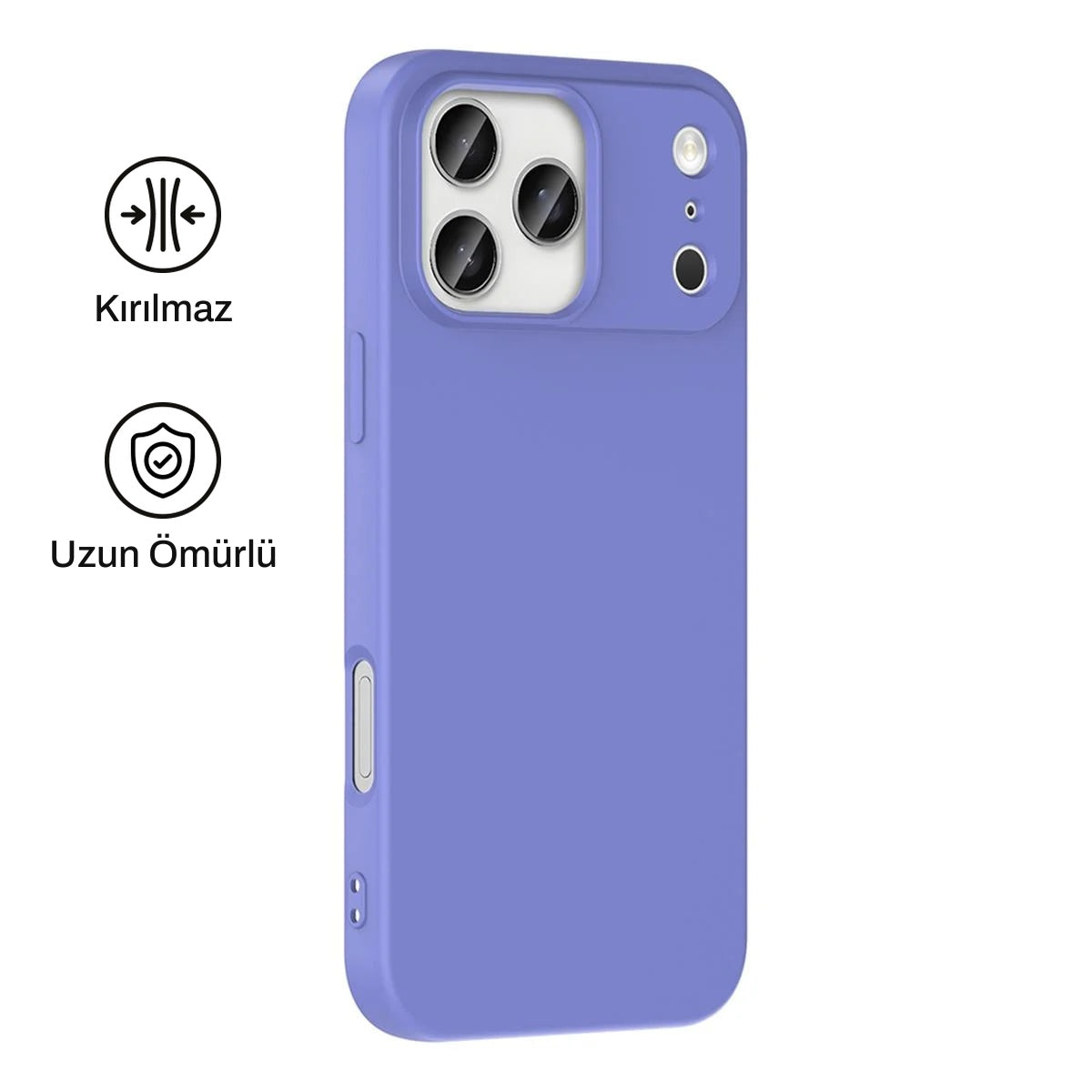 iPhone 17 Pro ile Uyumlu Silikon Lansman Telefon Kılıfı | bastcase