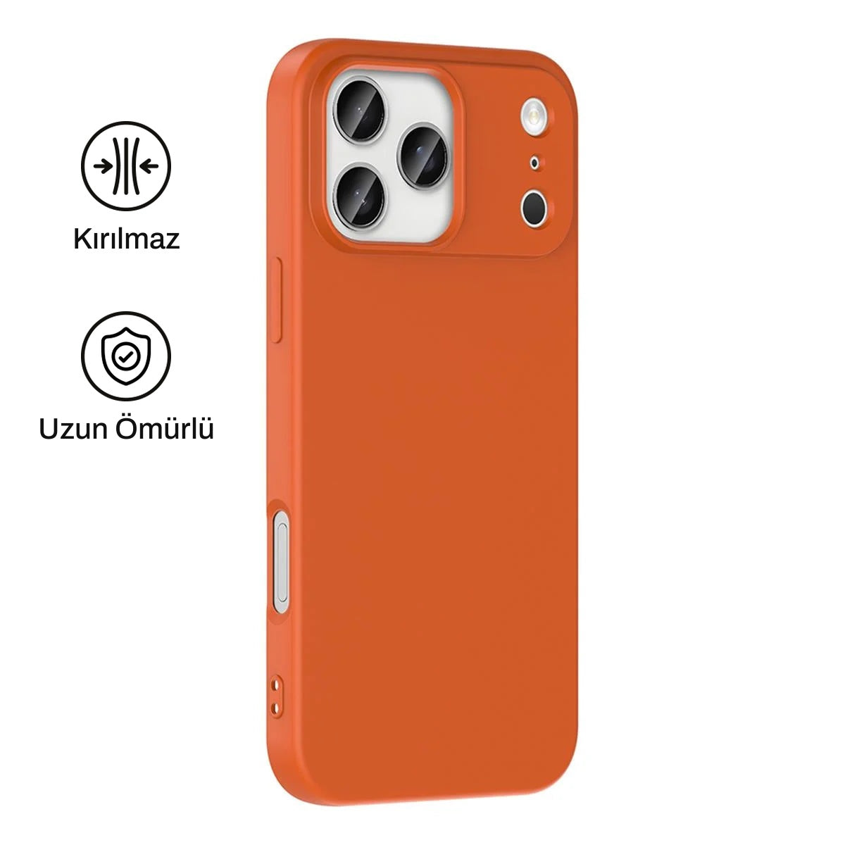 iPhone 17 Pro ile Uyumlu Silikon Lansman Telefon Kılıfı | bastcase