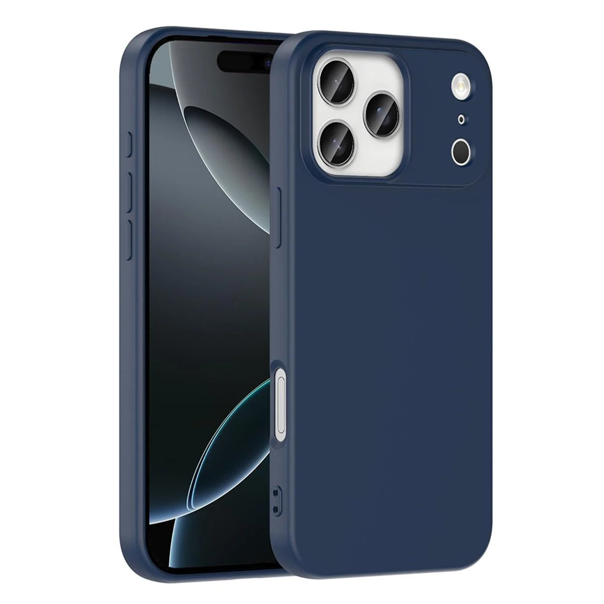 iPhone 17 Pro Silikon Lansman Telefon Kılıfı - Siyah | bastcase - Yan Profil İnceliği