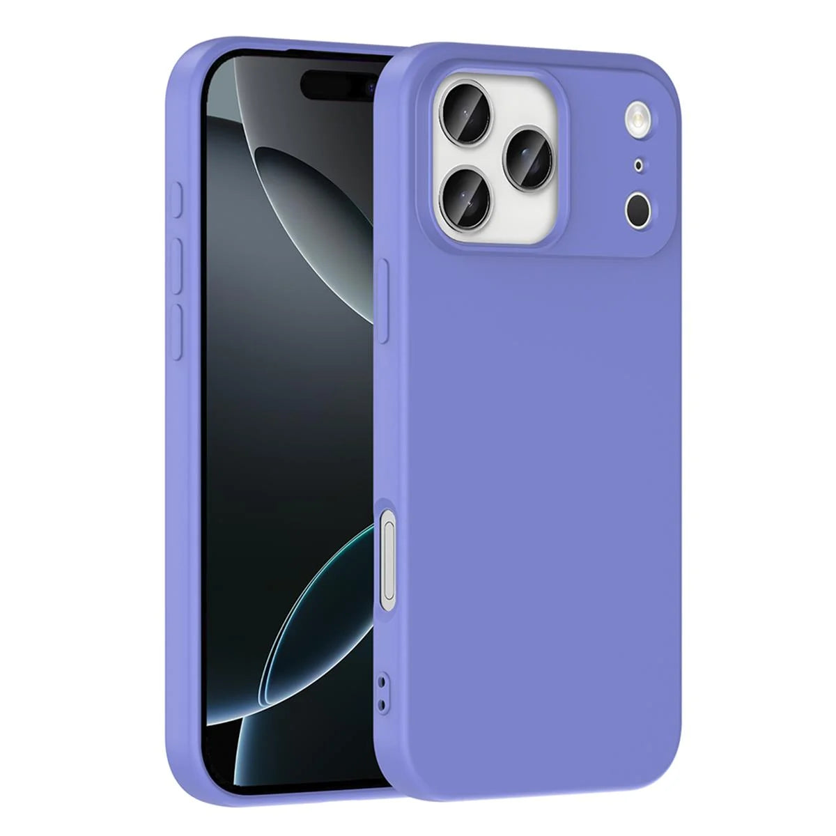 iPhone 17 Pro Silikon Lansman Telefon Kılıfı - Siyah | bastcase - Ön Yüzey Görünümü