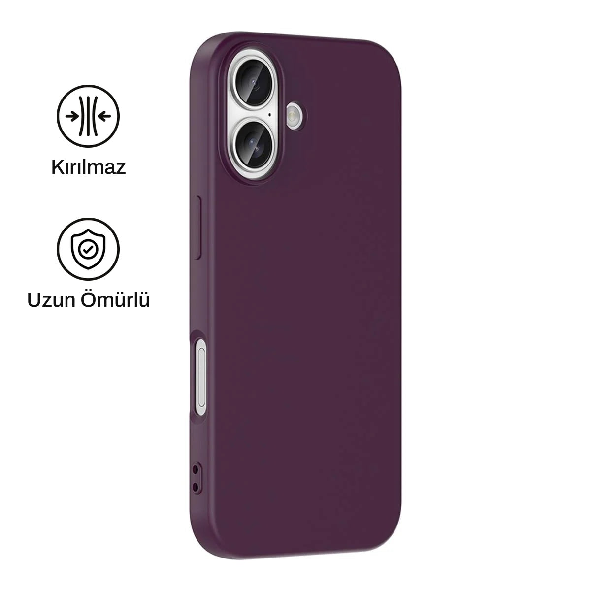 iPhone 17 ile Uyumlu Silikon Lansman Telefon Kılıfı | bastcase
