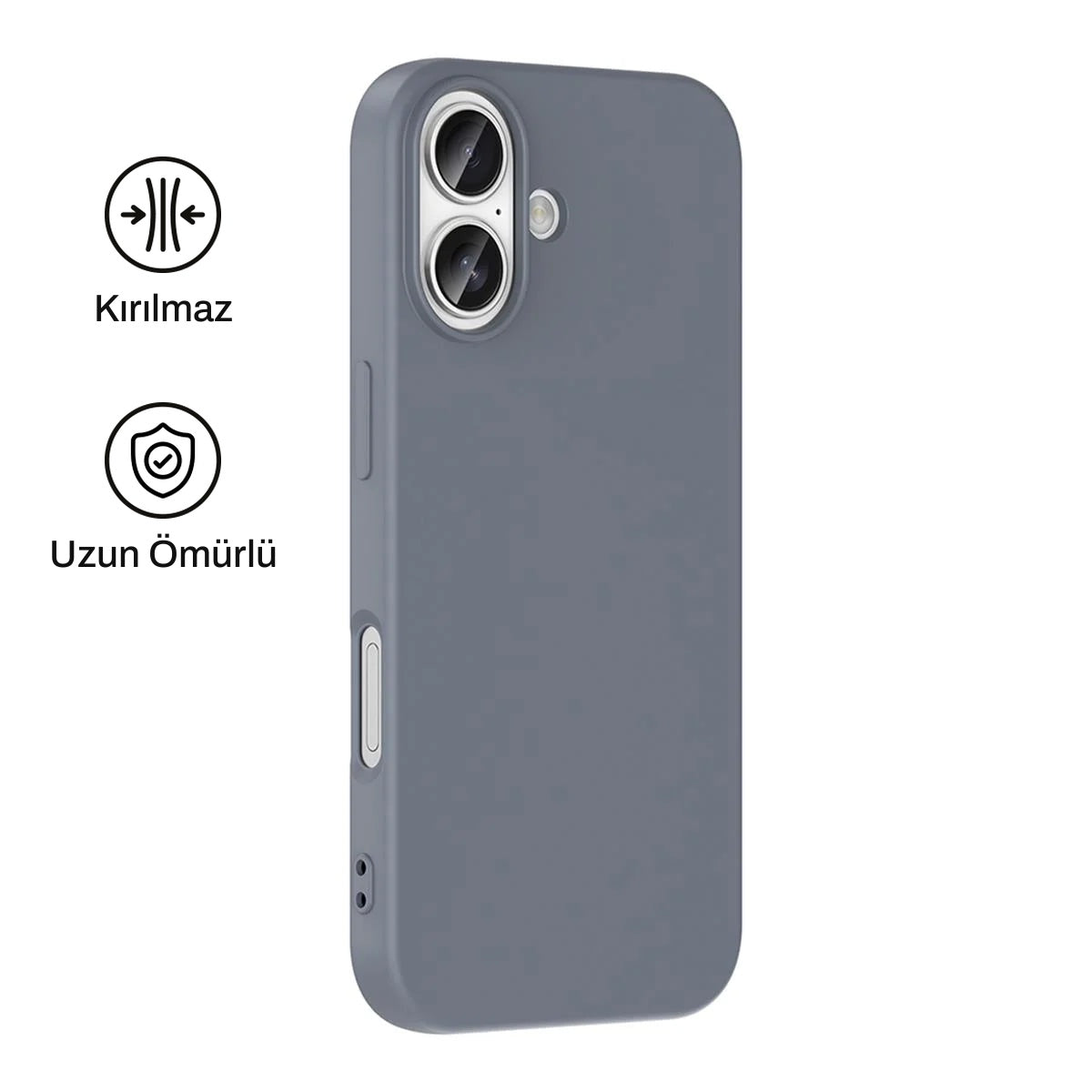 iPhone 17 ile Uyumlu Silikon Lansman Telefon Kılıfı | bastcase