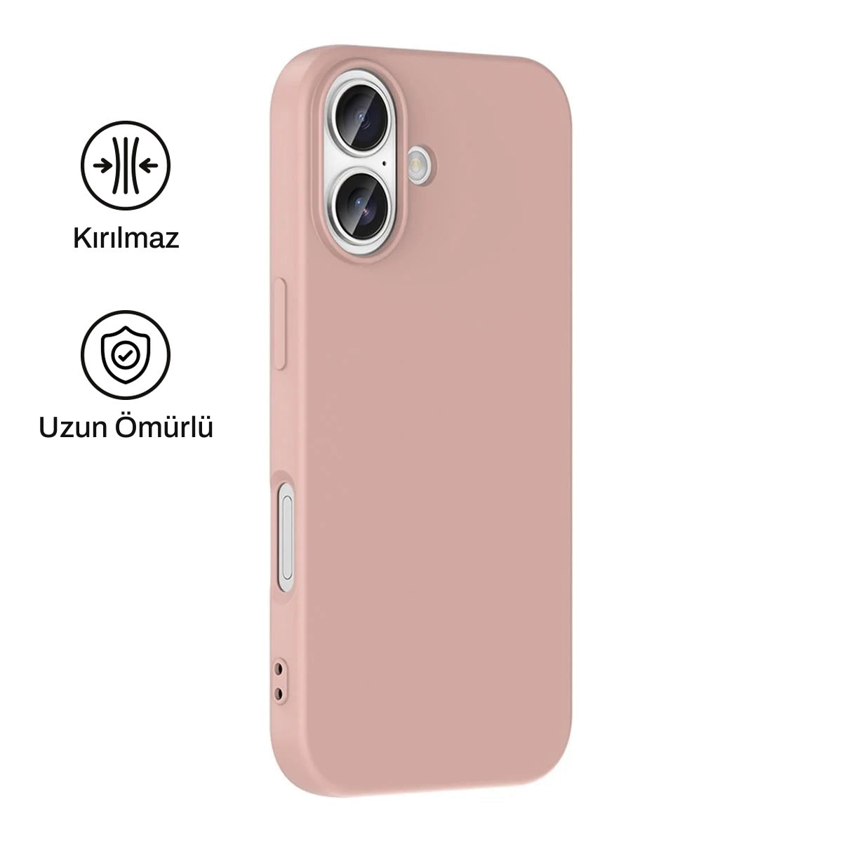 iPhone 17 ile Uyumlu Silikon Lansman Telefon Kılıfı | bastcase