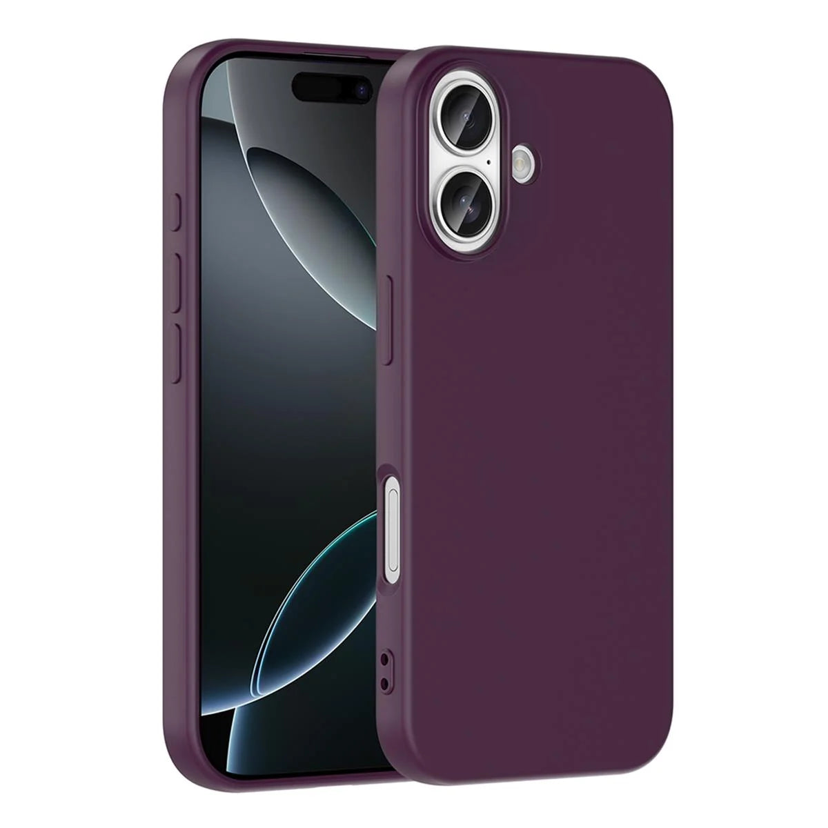 iPhone 17 Silikon Lansman Telefon Kılıfı - Lacivert | bastcase - Ön Yüzey Görünümü
