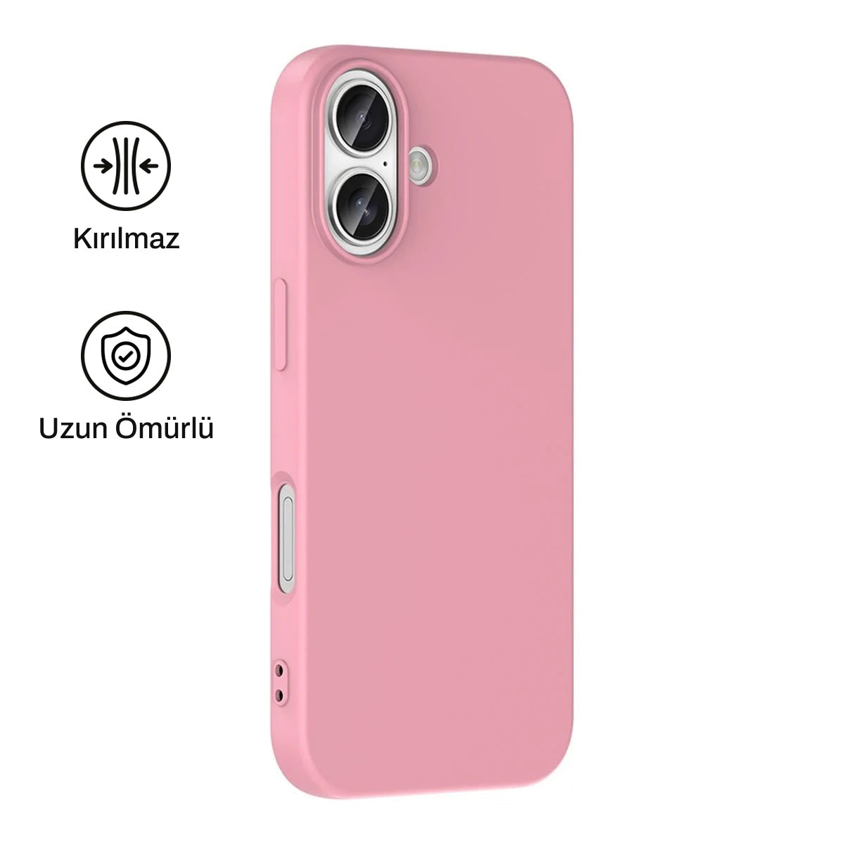 iPhone 17 ile Uyumlu Silikon Lansman Telefon Kılıfı | bastcase