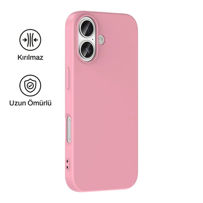 iPhone 17 ile Uyumlu Silikon Lansman Telefon Kılıfı