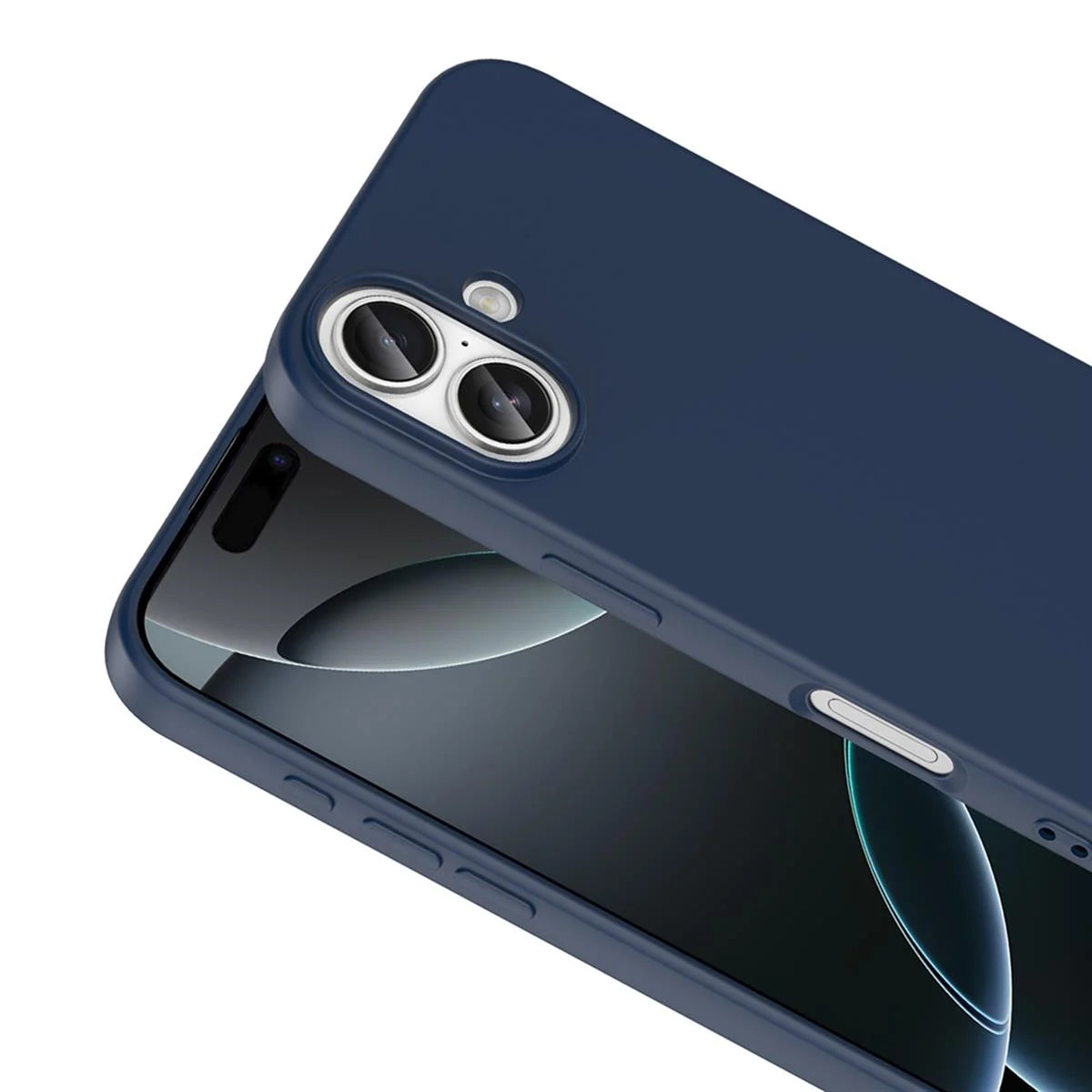 iPhone 17 Silikon Lansman Telefon Kılıfı - Lila | bastcase - Ön Yüzey Görünümü