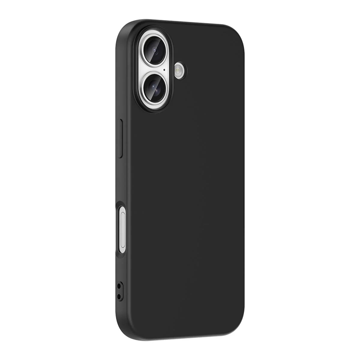 iPhone 17 Silikon Lansman Telefon Kılıfı - Gri | bastcase - Arka Yüzey Detayı