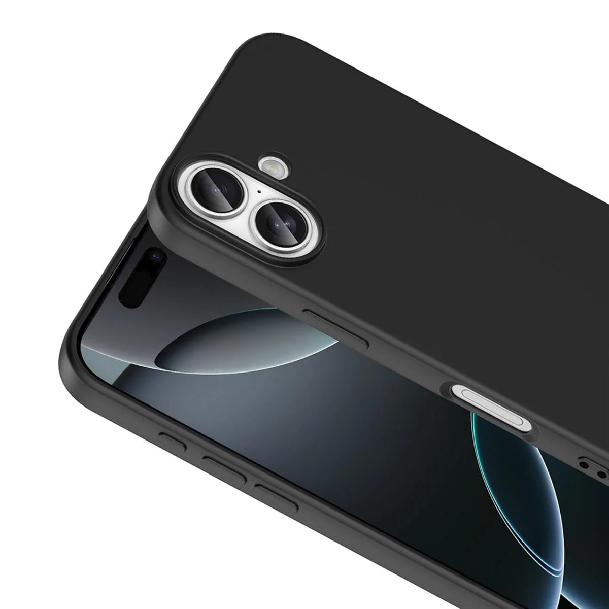 iPhone 17 Silikon Lansman Telefon Kılıfı - Gri | bastcase - Yan Profil İnceliği