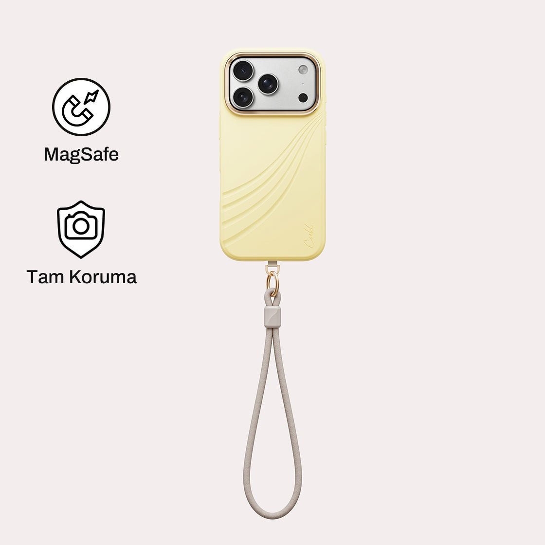 iPhone 18 Pro ile Uyumlu Coehl MagSafe Destekli Serina Telefon Kılıfı | bastcase