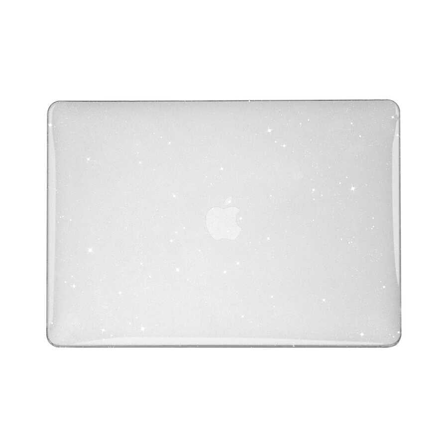 MacBook Air 13.3" 2018-2020 Simli Şeffaf Kılıf | bastcase - Tuş Kesimi
