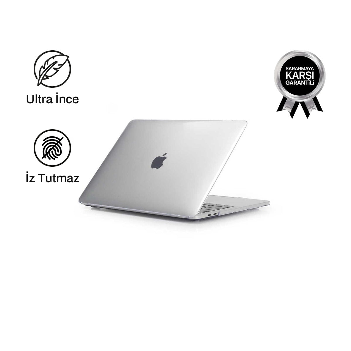 MacBook Pro 13.3" 2016-2019 ile Uyumlu Ultra İnce Şeffaf Kılıf | bastcase