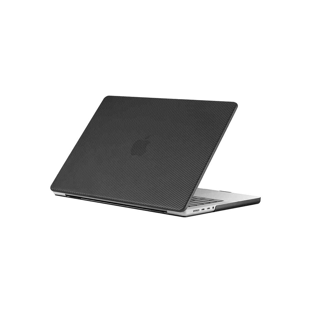 MacBook Pro 14.2" M1-M2-M3 2021-2023 Carbon Siyah Kılıf | bastcase - Ön Yüzey Görünümü