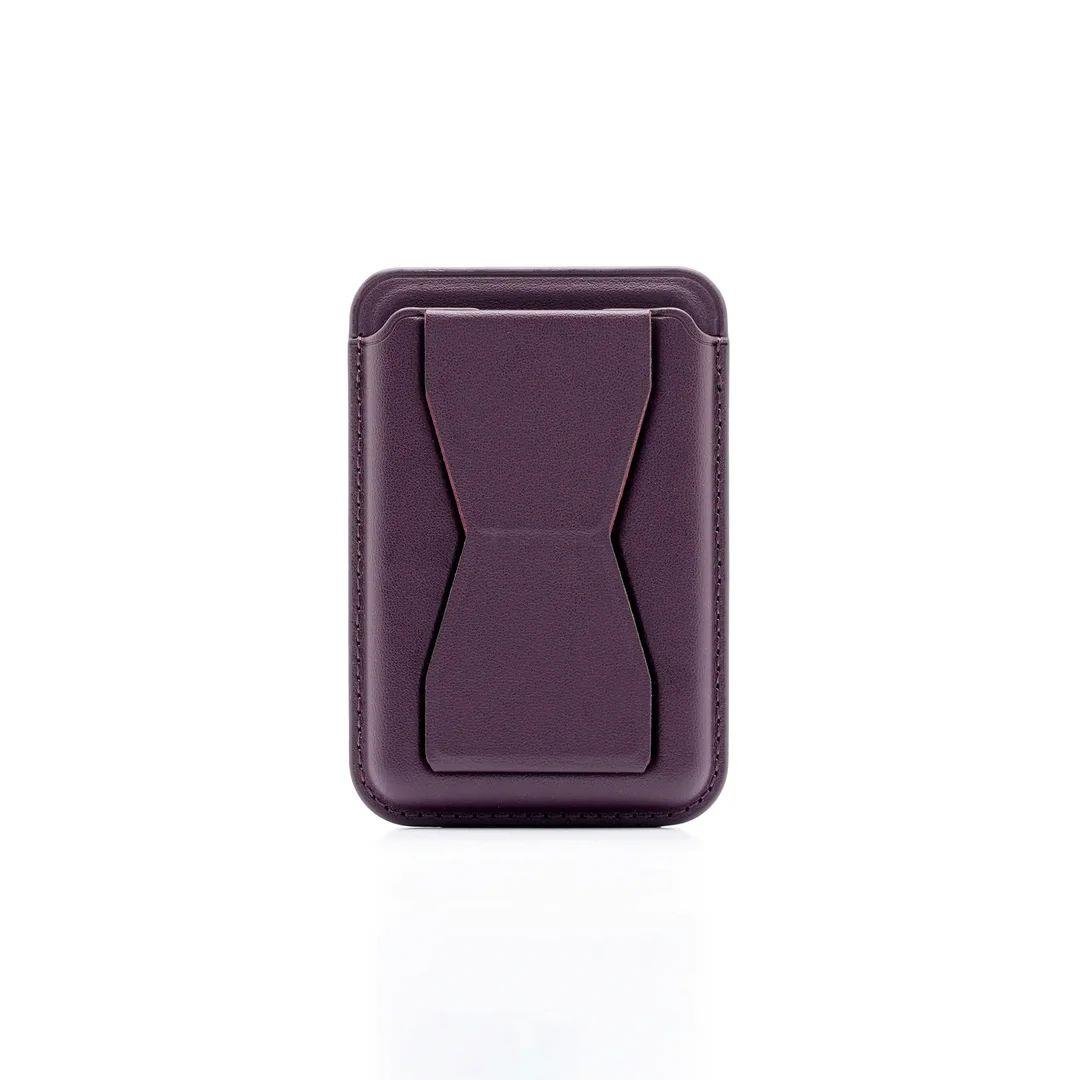 MagSafe Cüzdan & Stand MagSafe Cüzdan & Stand - Koyu Yeşil | bastcase - Farklı Açı Duruşu