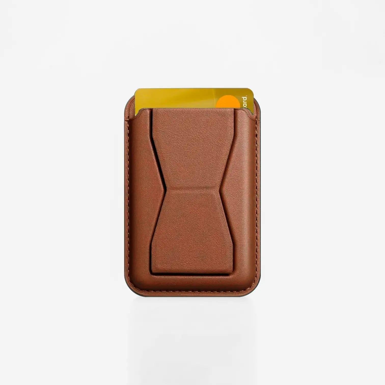 MagSafe Cüzdan & Stand MagSafe Cüzdan & Stand - Karamel | bastcase - Genel Tasarım Görünümü